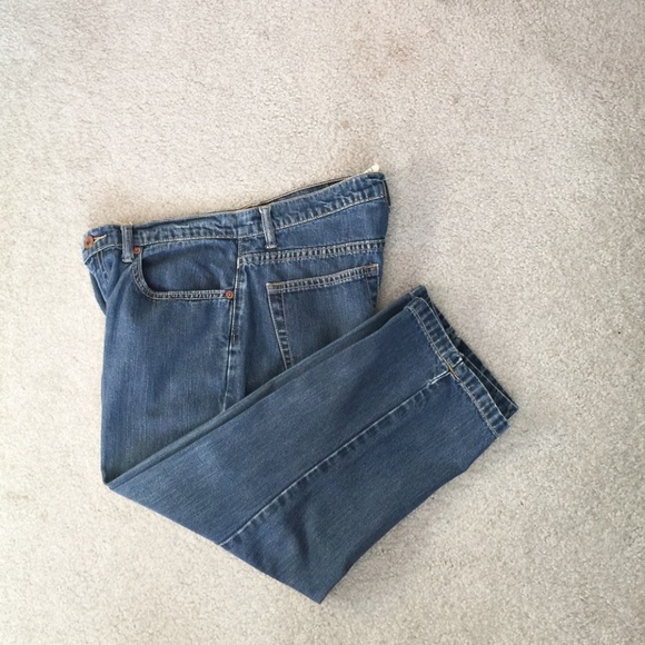 Gap Capri Jeans Pants Blue Denim Size 8 - Picture 3 of 7